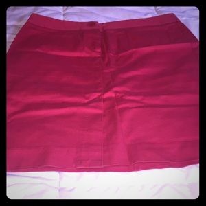2/$15 J CREW Cotton skirt Hot Pink Tangerine